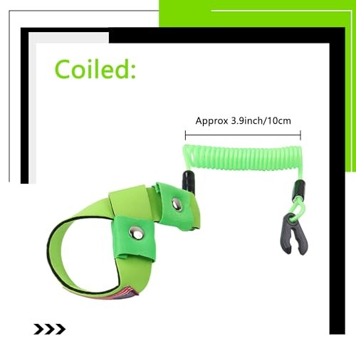 Jet Ski Kill Switch Lanyard Compatible with Yamaha Cut Off Tether Replace Green