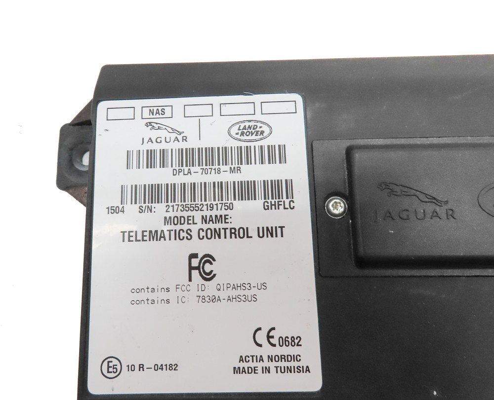 2015 RANGE ROVER SPORT (L494) BLUETOOTH TELEMATICS COMMUNICATION CONTROL MODULE