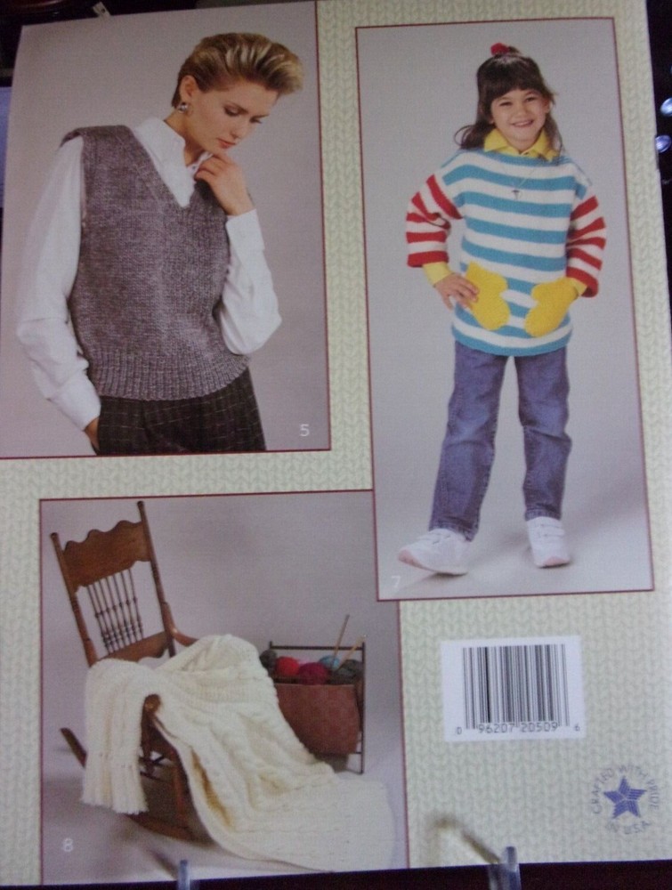 "I Taught Myself Knitting" Instruction Booklet  with 12 Projects