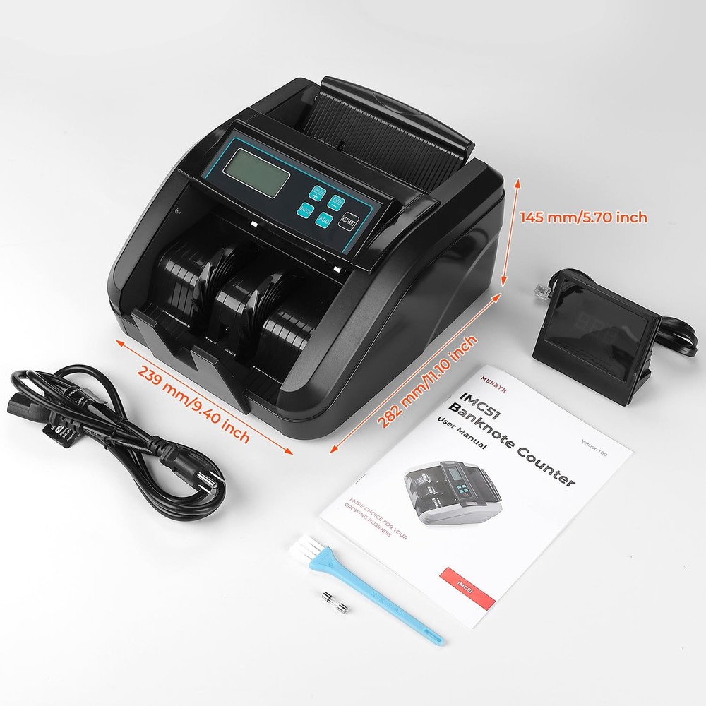 IMC51 Money Counter Machine Count Value, Add+Batch/Add+ Value Mode Bill Count...