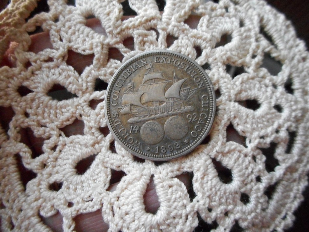 1892 Columbian Exposition Half Dollar/90% Silver