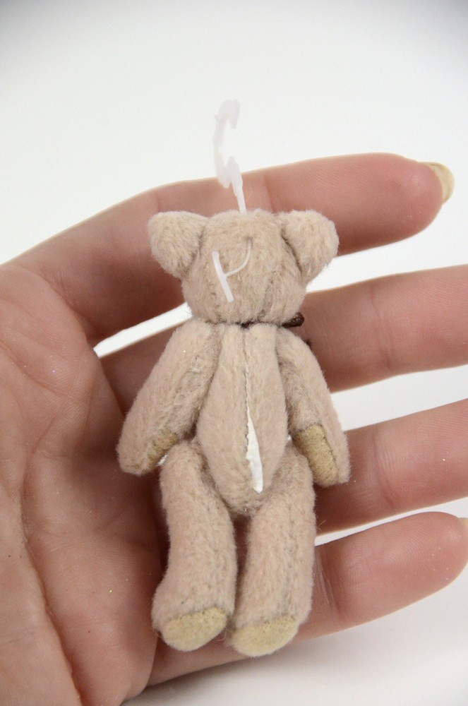 Miniature Mini 2 3/4" Jointed Teddy Bear