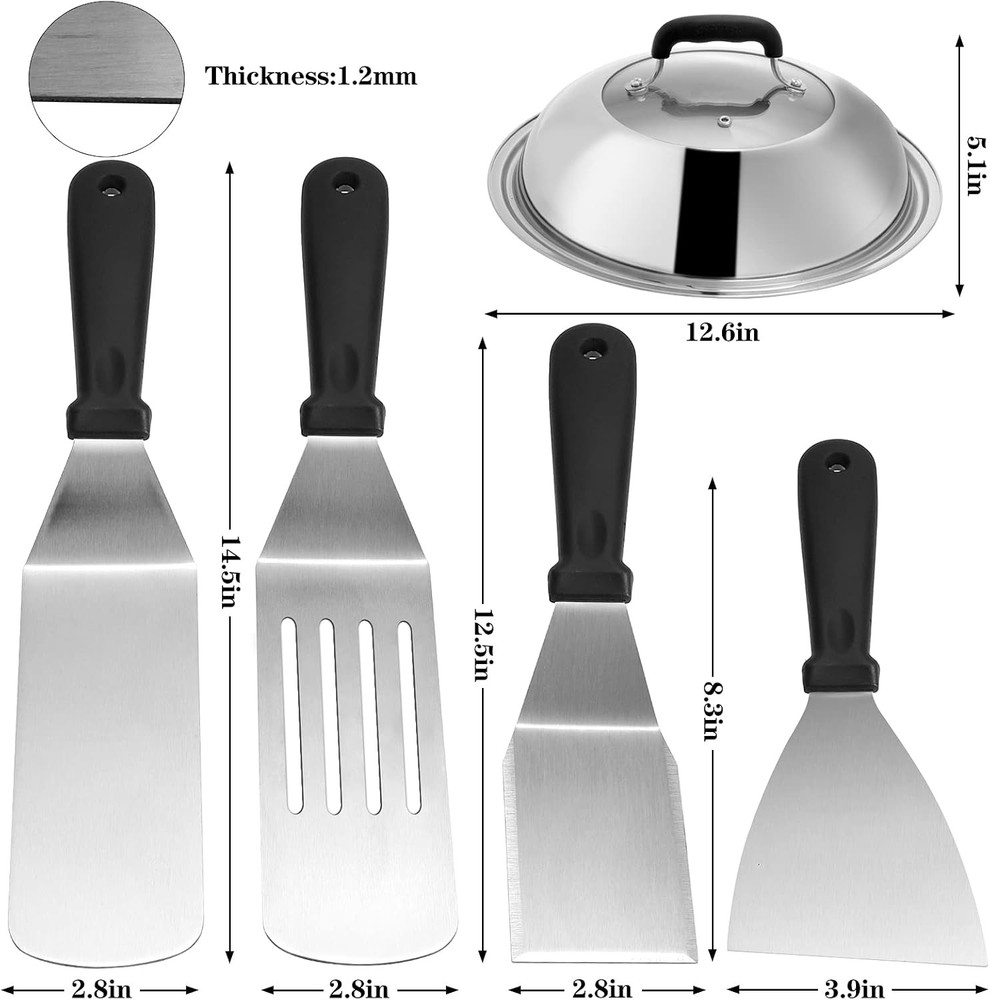 Griddle Accessories Compatible with Blackstone and Camp Chef, Flat Top...
