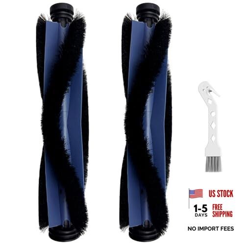 2-Pack Replacement Rollers Brushes for eufy X10 Pro Omni Robot Vacuum -