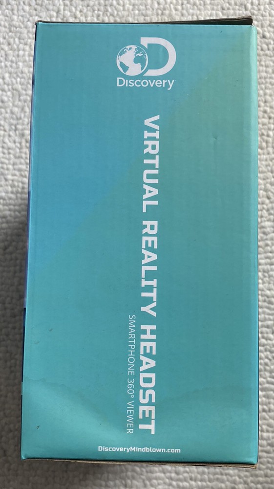 Discovery Mindblown Virtual Reality Headset Smartphone 360 Degree Viewer New