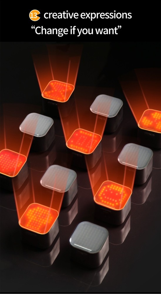 MEROCA Bicycle Brake Light Creative Expression 100 Lumen Smart Sensor for AirTag