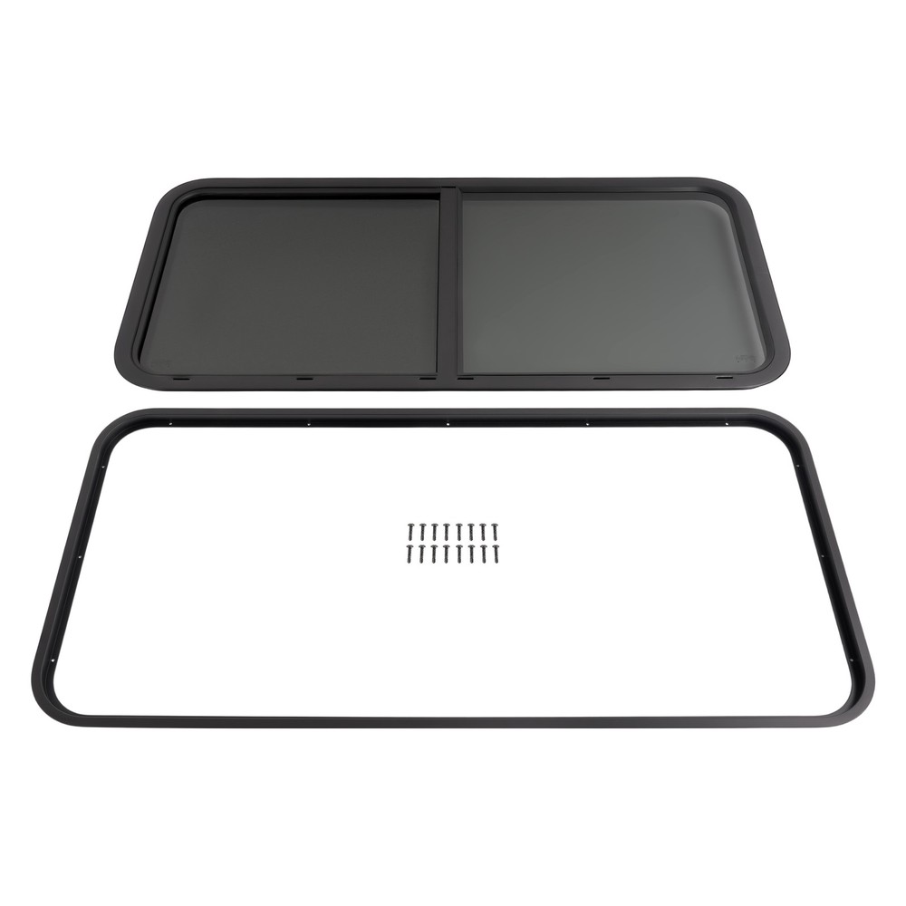 48" Width X 22" Height Horizontal Slider RV Window Cargo Trailer W/ Screen