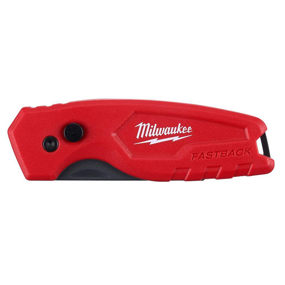 FASTBACK Compact Folding Utility Knife with General Purpose Blade (12-Pack)