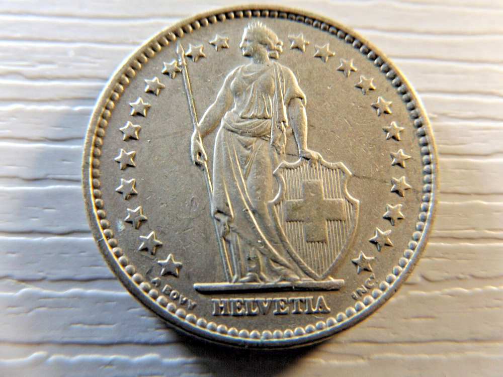 Switzerland 1968B 2 Francs