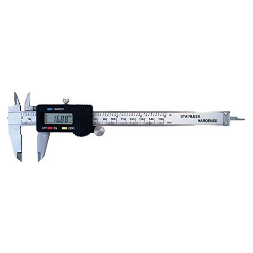 Eclipse 400-044 Digital Caliper, 6" Size, Stainless Steel