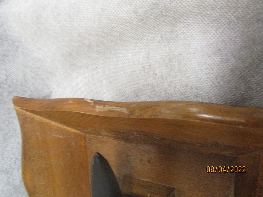 Vintage Cast Iron Anvil Nut Cracker Tray - Missing Hammer