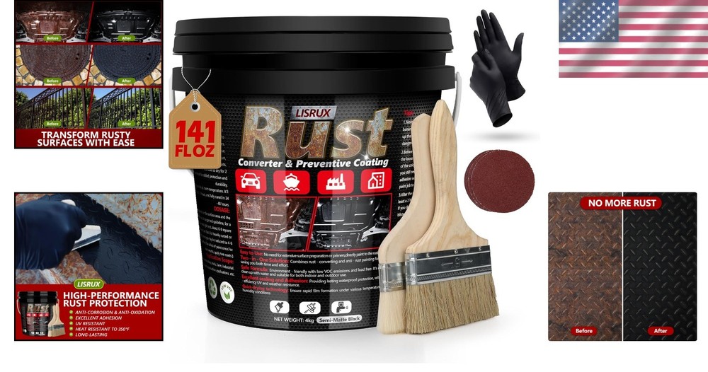 Rust Converter Coating - Automotive & Industrial Use