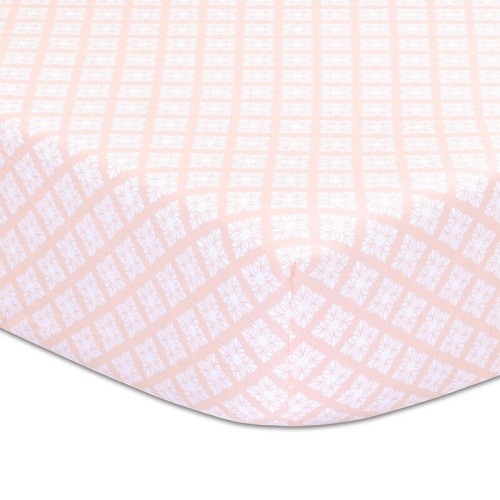 The Peanut Shell Rose 4-Pc Crib Bedding Set Includes Extra Crib Sheet *New