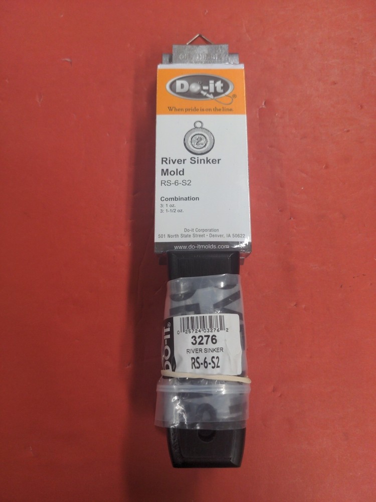 3276-RIVER SINKER MOLD-RS-6-S2