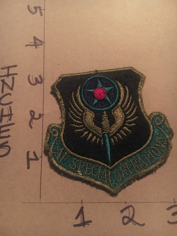 USAF Special Operations Squadron subdued patch 5/15/25
