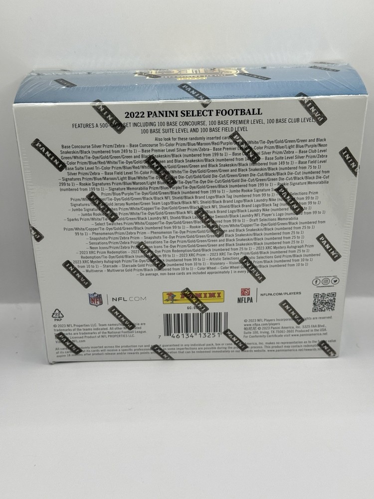 2022 Panini Select Football Sealed Hobby Box