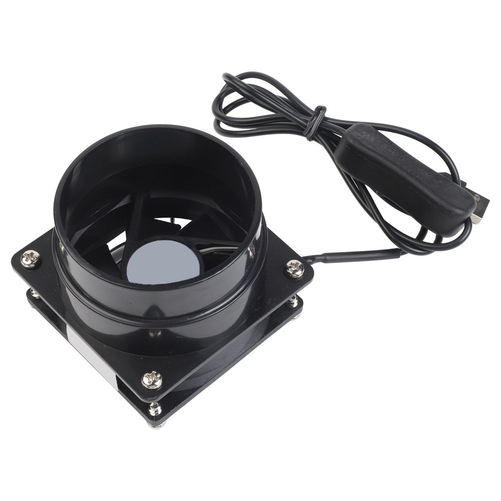 User Friendly USB Ventilation Fan Adjustable Speeds Perfect for Kitchens