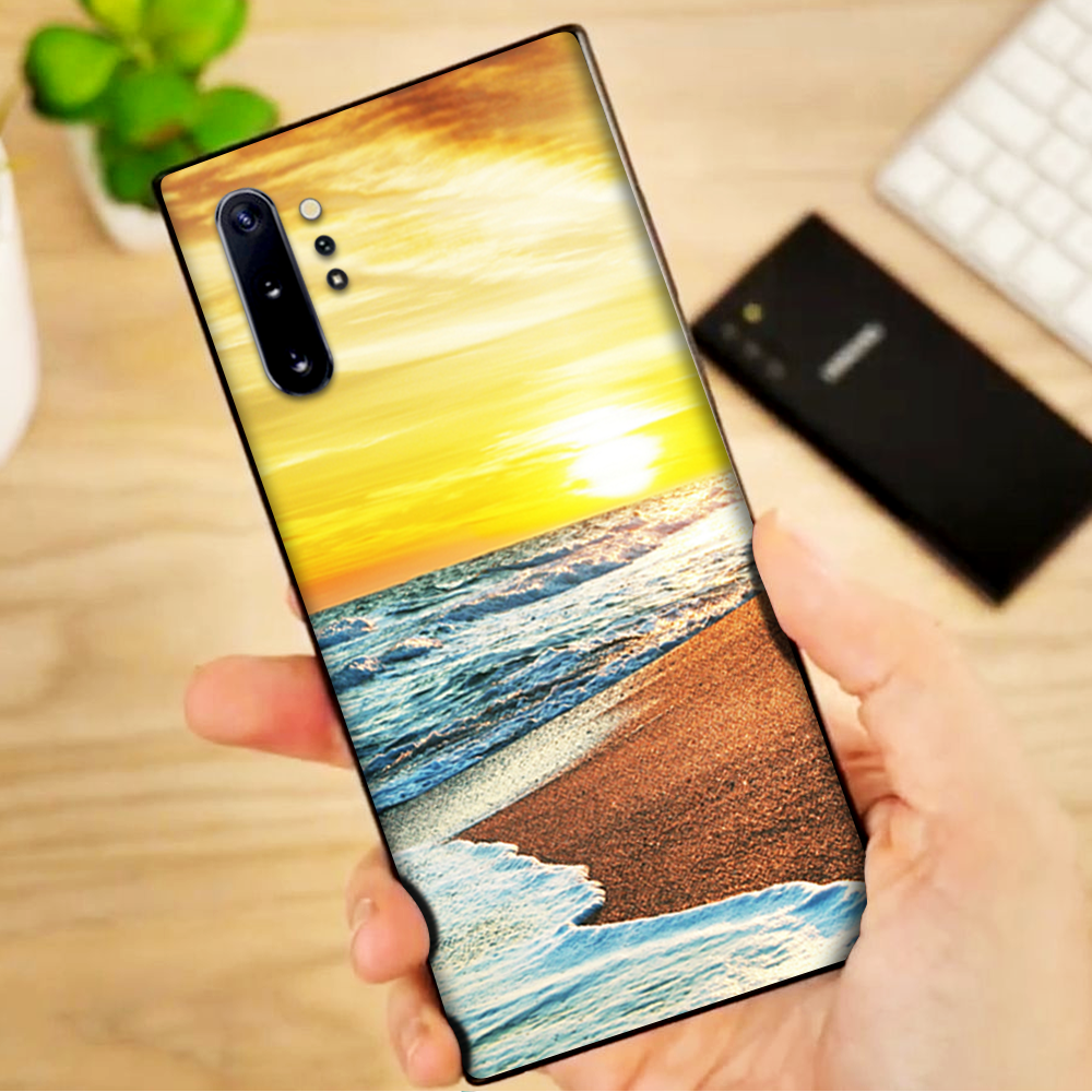 Skins Decal Wrap for Samsung Note 10 Plus Ocean Sunset