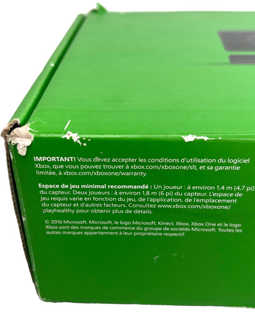 Xbox One Kinect Sensor By Microsoft With Box And Instructions Preowned Untested