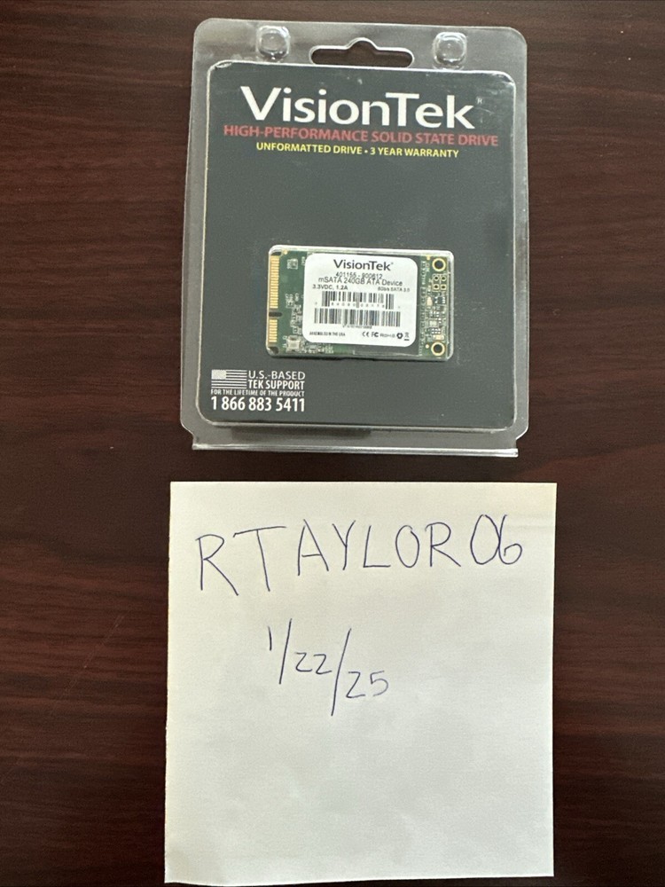 VisionTek 900612 Hard Drive 240gb msata ssd