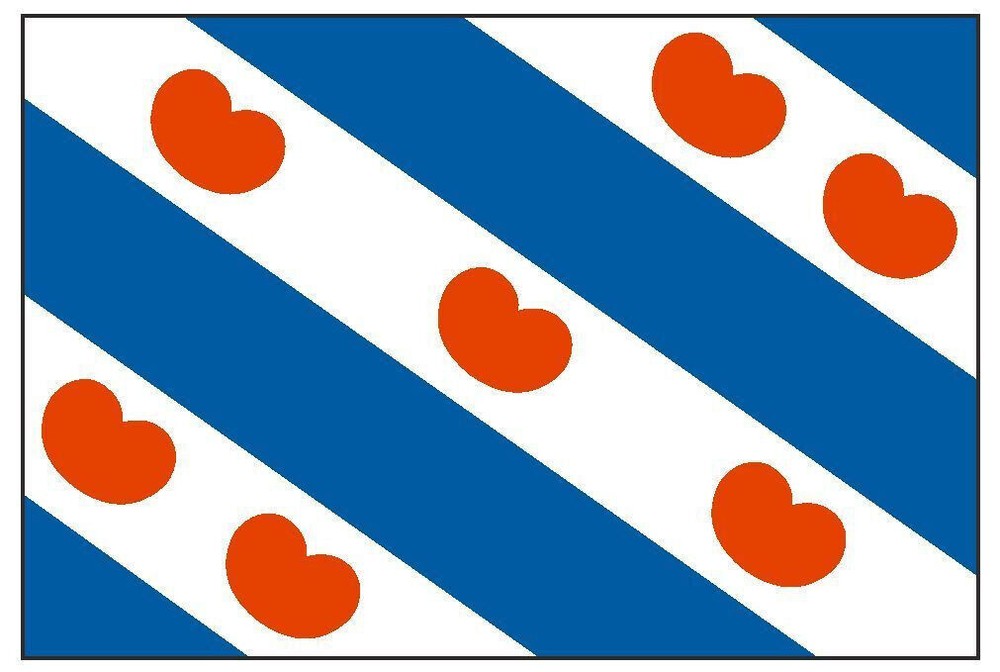 Friesland International Flag Sticker Decal