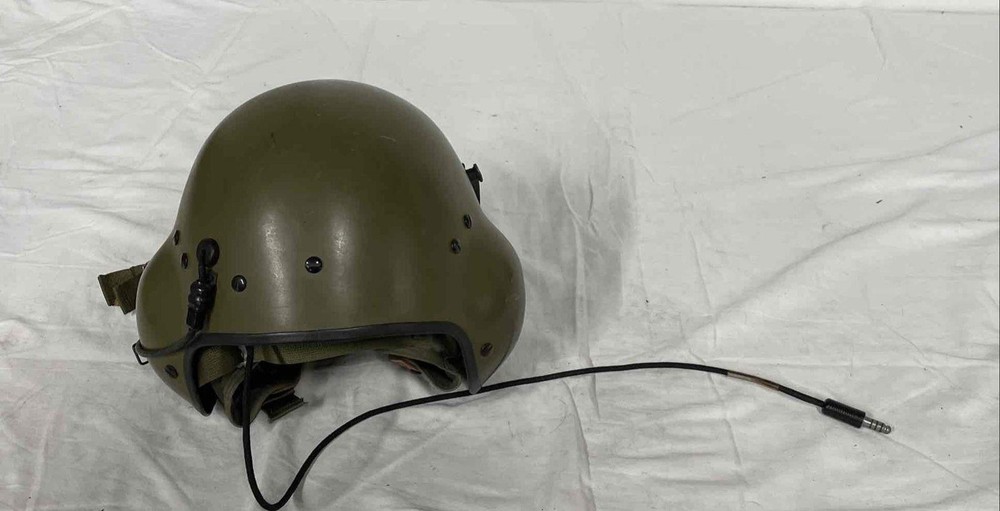 Military Missing Eye Shields Olive Green Helmet - Size None Listed