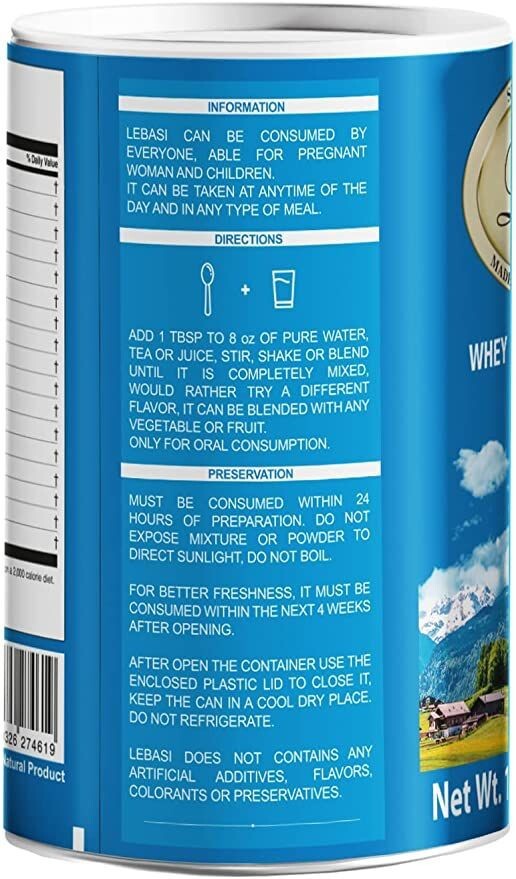 LEBASI WHEY DIETARY SUPPLEMENT