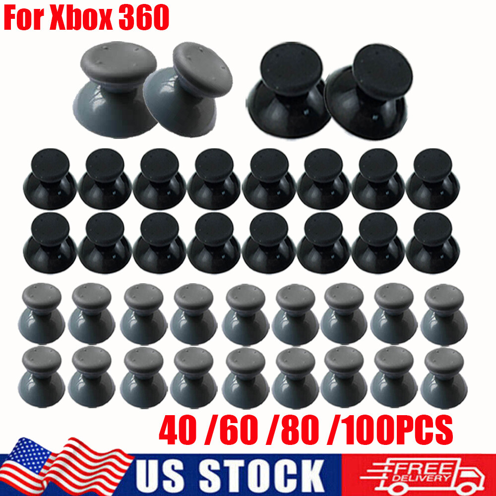 40/60/80/100Pc Analog Thumbstick Thumb Stick Replacement for Xbox 360 Controller