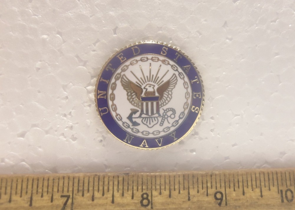 Large United States Navy Logo Pin