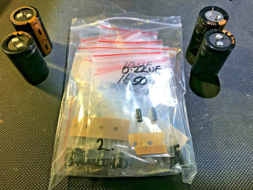 SANSUI QRX-9001Capacitor Replacement Kit Capacitors