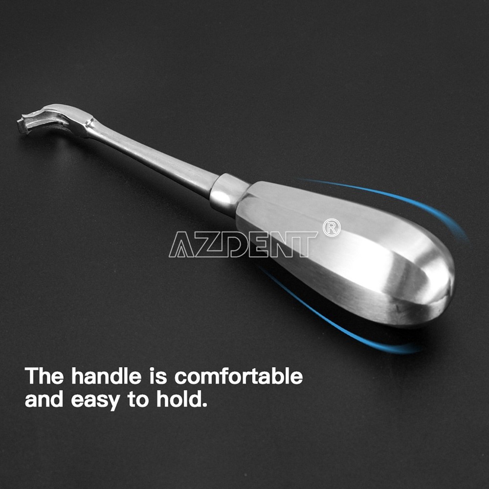 Dental crown removers, curved separators, elevators, and extractors