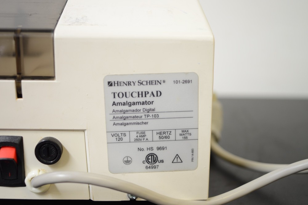 Henry Schein Touchpad Amalgamator Model TP-103