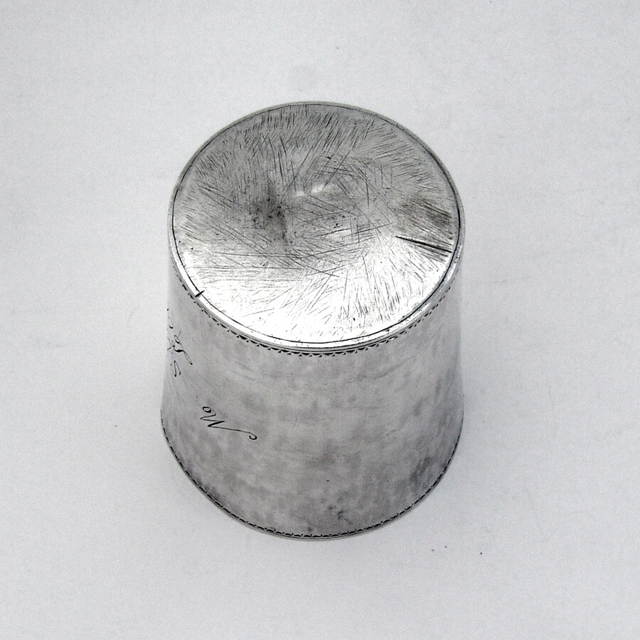 Indian Colonial Presentation Beaker Cup Sterling Silver 1880
