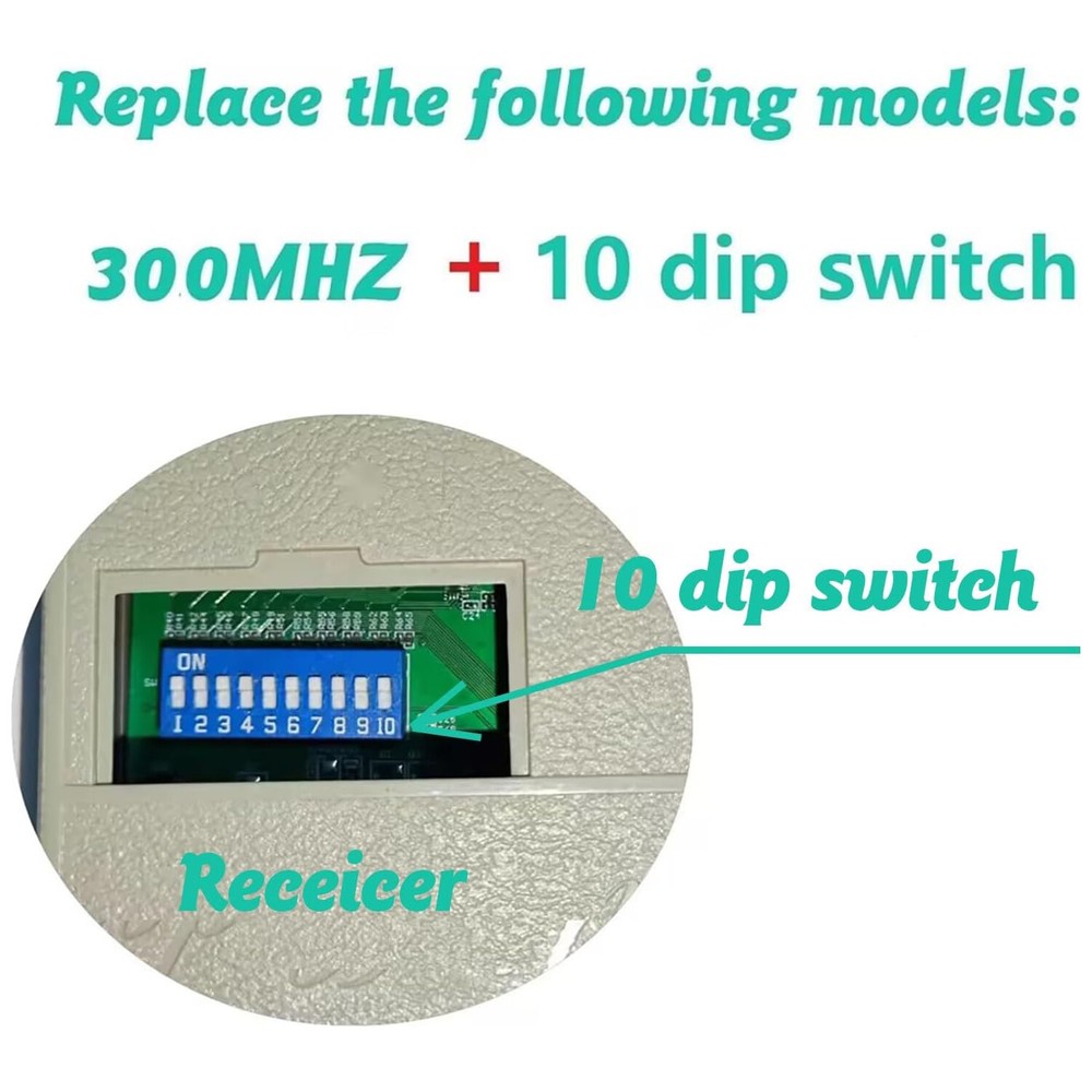 Fit For 3089 multi-code multicode 308911 Linear MCS308911 300mhz 1 button remote