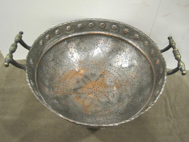 Antique Brass Collander