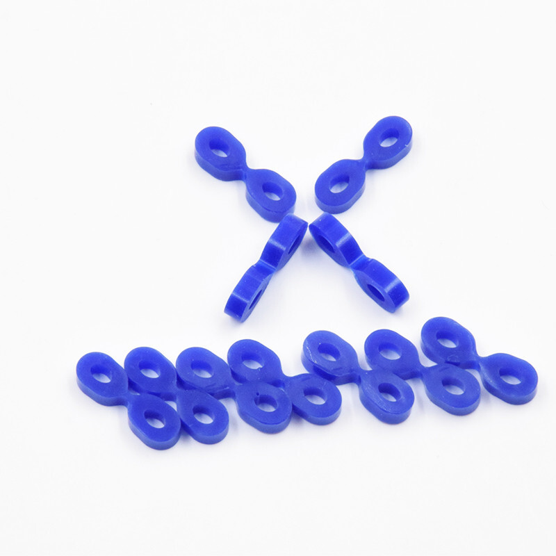 40 Pcs Dental Wedges Elastic Matrix Matrices Rubber Interdental Material 8 Shape