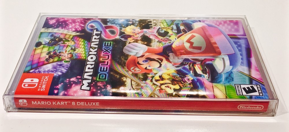 10 Box Protectors for NINTENDO SWITCH Video Games Custom Display Case Sleeve