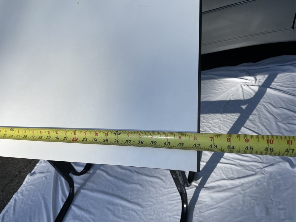 White Drafting Craft Art Desk Tilting Table 42"x30" Adjustable Settings