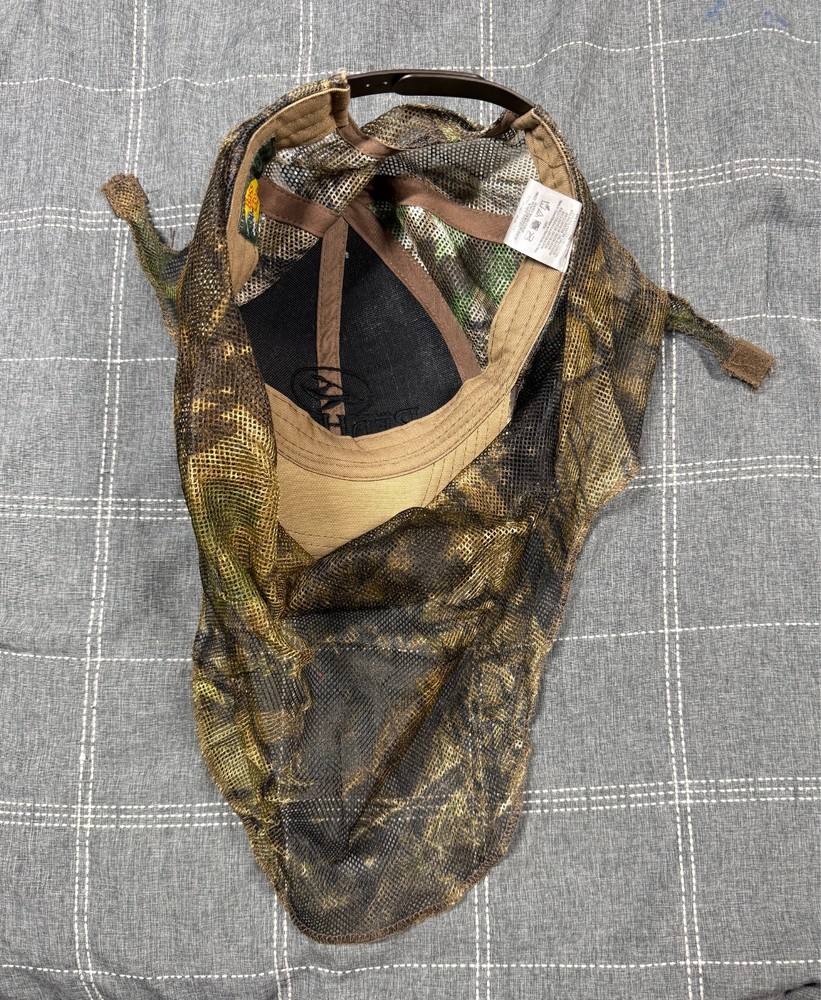 RedHead Camo Face Mask Snapback Cap