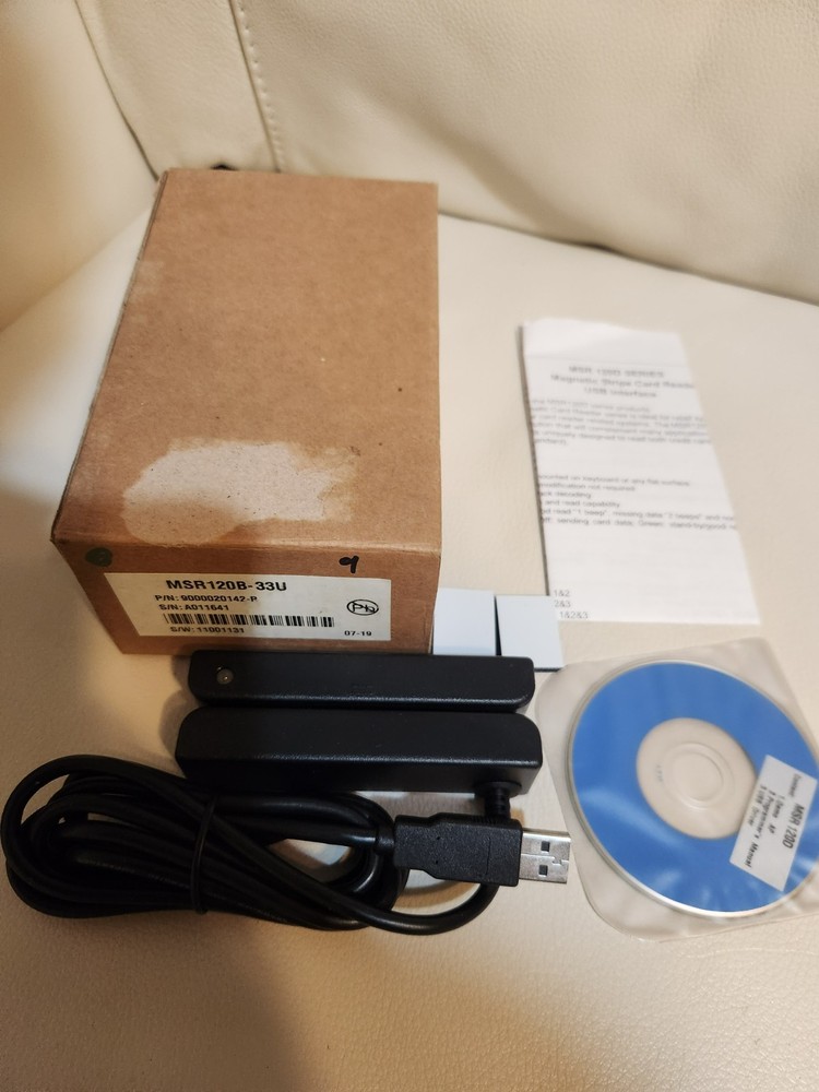 Unitech Magnetic Stripe Reader MSR120B-33U