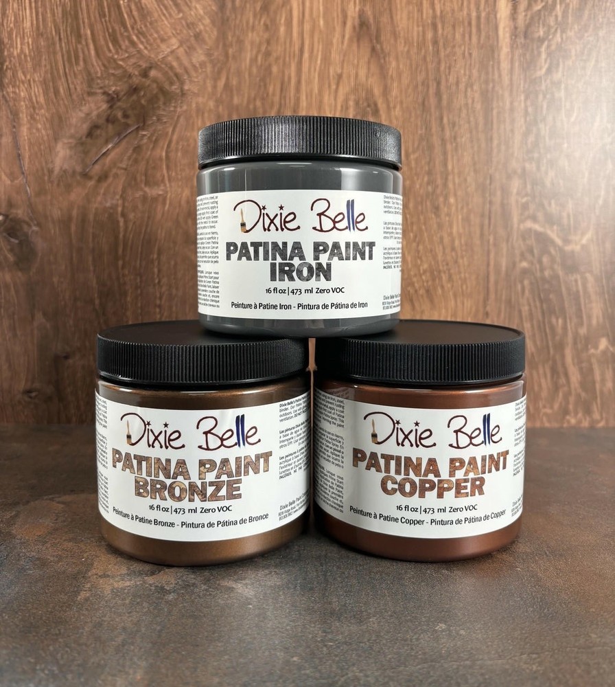 Dixie Belle Patina Paint Collection - Bronze, Copper, Iron