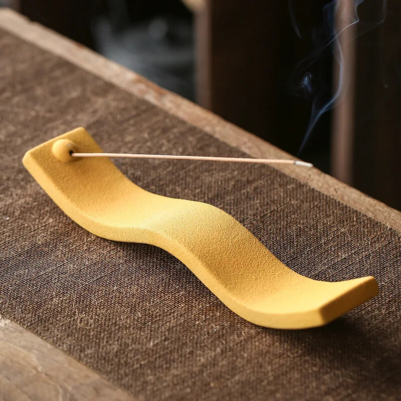 Creative Ceramic Thread Incense Holder, Incense Holder, Handmade Decor