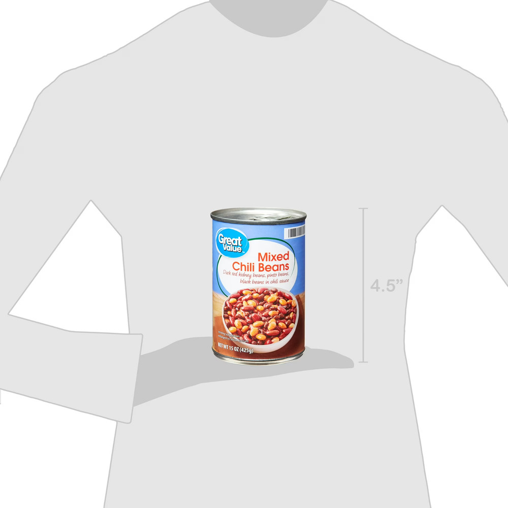 (12 pack) Mixed Chili Beans, 15 oz Can