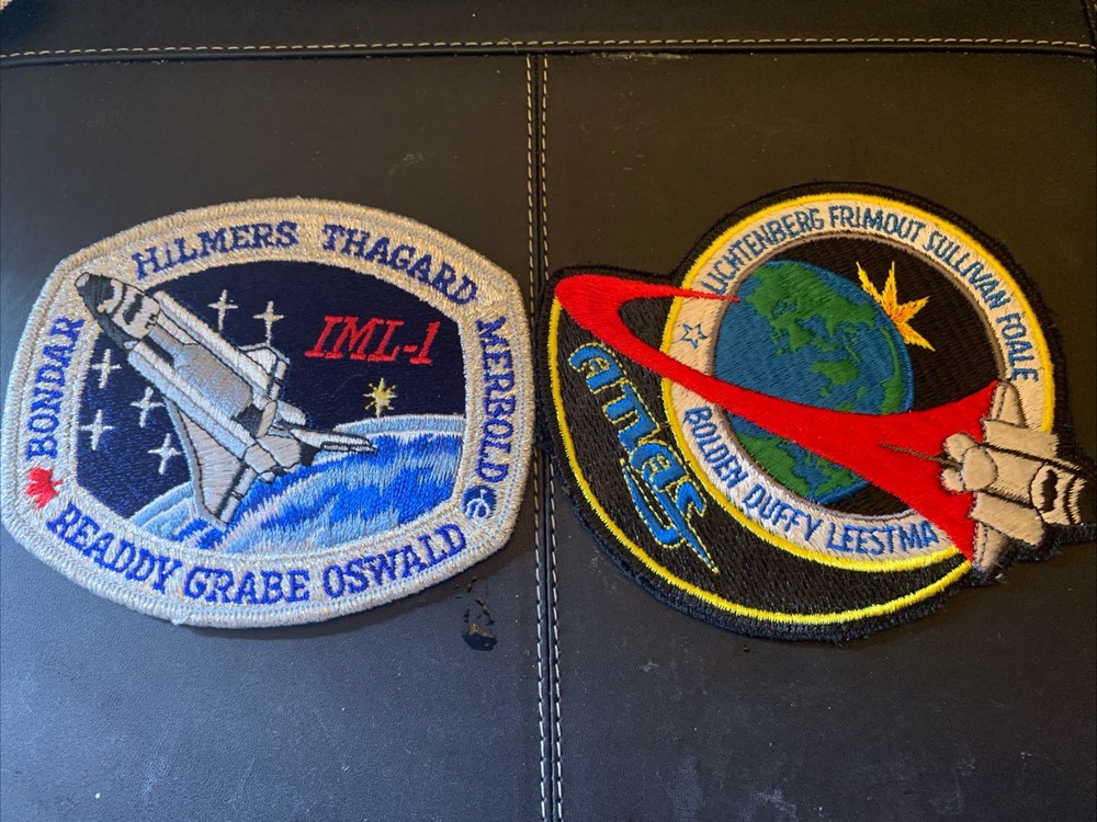 Vintage Space Shuttle Patches