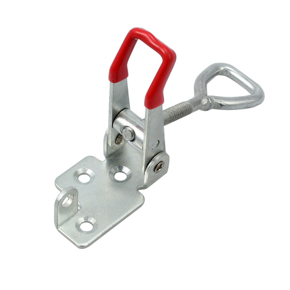 4PCS Metal Cabinet Latch Catch Adjustable Toggle Latch Lock Clamp Hasp Cupboard