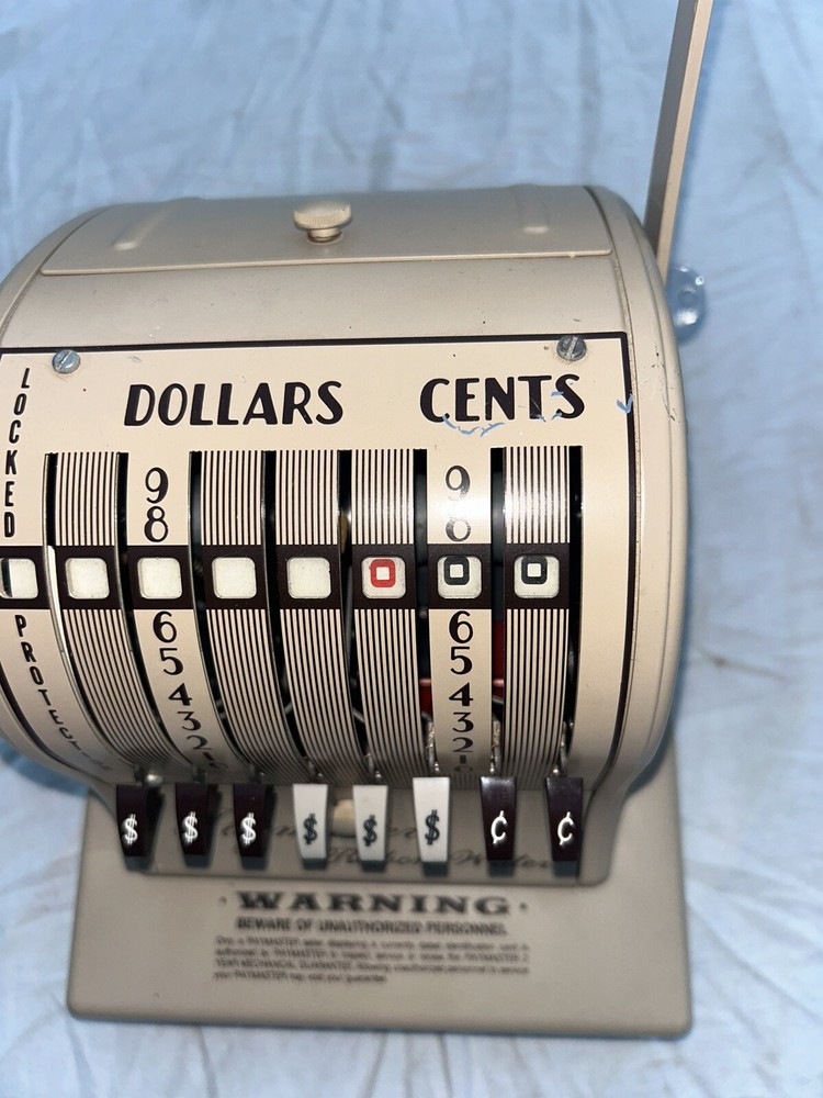 Paymaster Ribbon Writer Series 8000—WORKS!