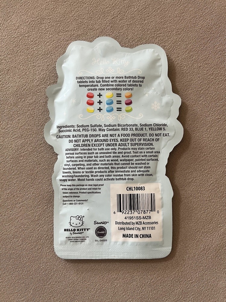 Marvel Spider-Man Bathtub Drops, Includes 8 Water Coloring Drops, New In Package