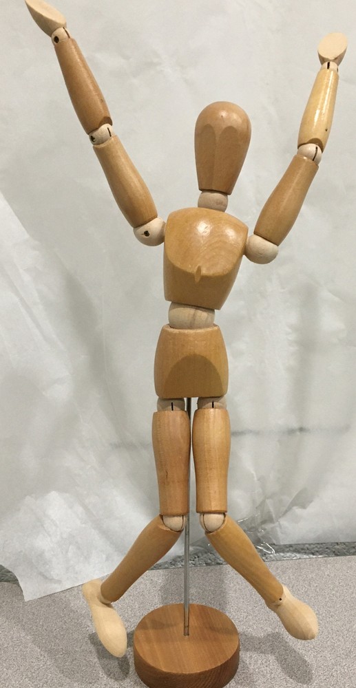 Wooden Artist's Movable 12" Model