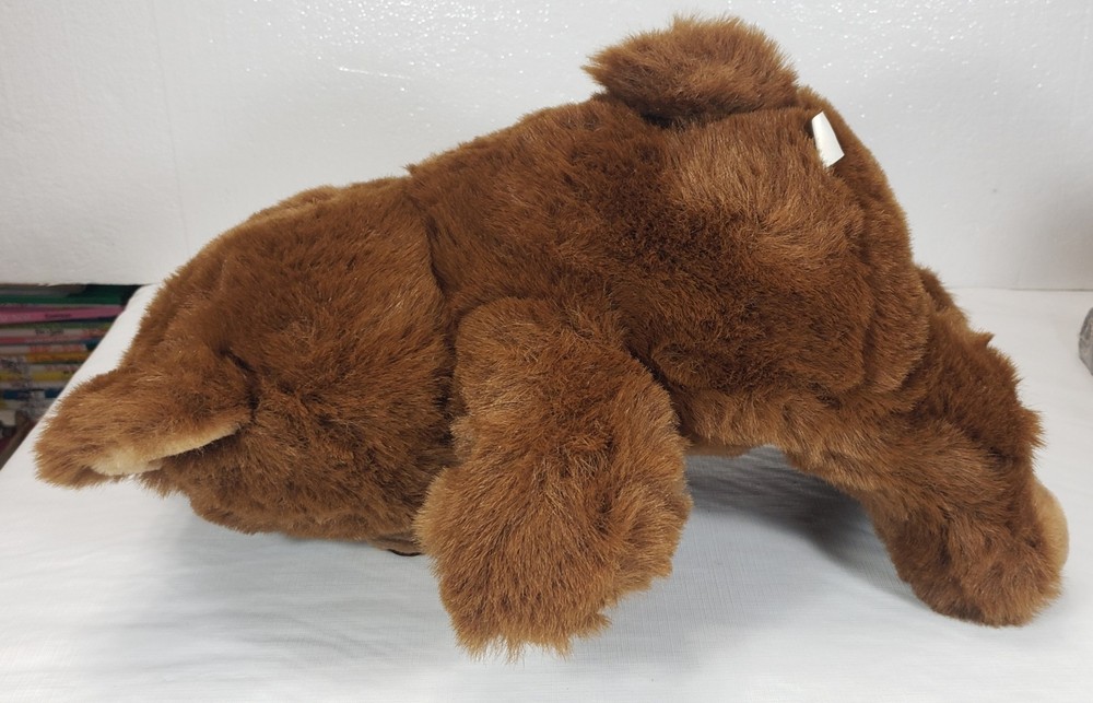 1991 Cuddle Wit Plush Teddy Bear with Bow Tie, 20"