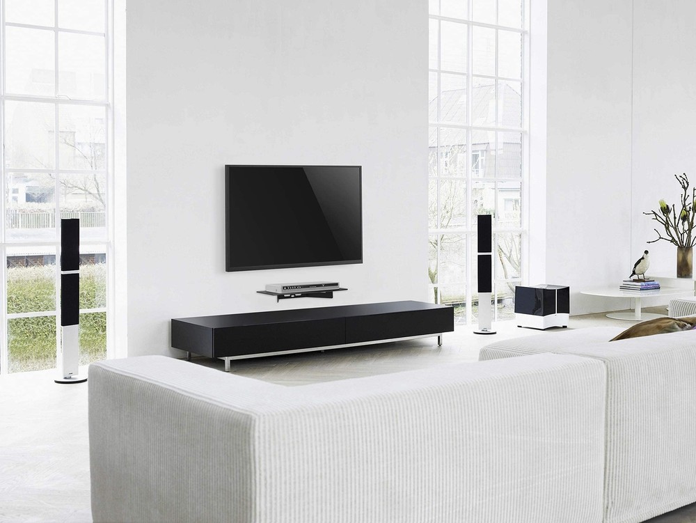 Glass Wall Shelf “ Wall Mount Shelf For Dvd Multi Media Components “ Floating En